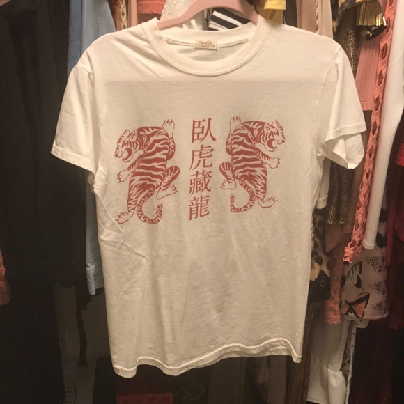 Brandy Melville Tops - Red tiger top NWOT